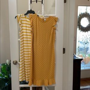 Two Old Navy Dresses, Size Med